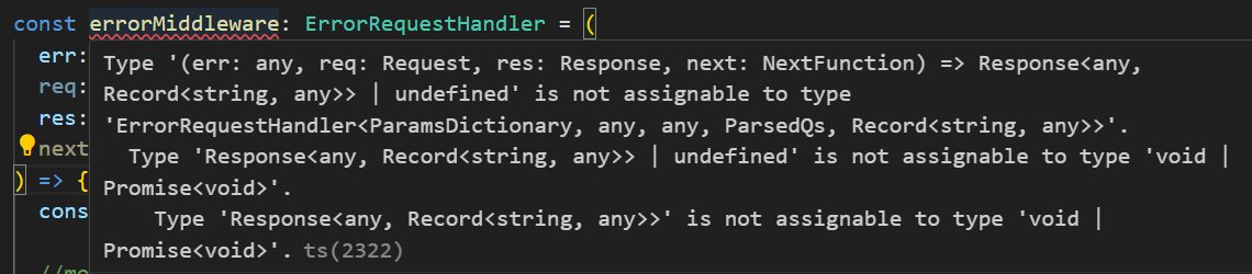 MannemRohith's tweet photo. Custom Error Handler
I'm new to typescript (don't judge)
Ran into an error, gpt'd the error and it gave a bunch of responses, tried to understand it but failed.

After wasting 2 hours with gpt,

5 mins on STACKOVERFLOW gave a hint on how to solve!

Solved it!

🐐- STACKOVERFLOW https://t.co/hif1UFfZKE