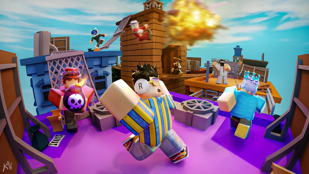 _KaiGFX's tweet image. Thumbnail I made for a Pass the Bomb Game💣
Likes and Rts are appreciated!
#RobloxGFX #RobloxDev