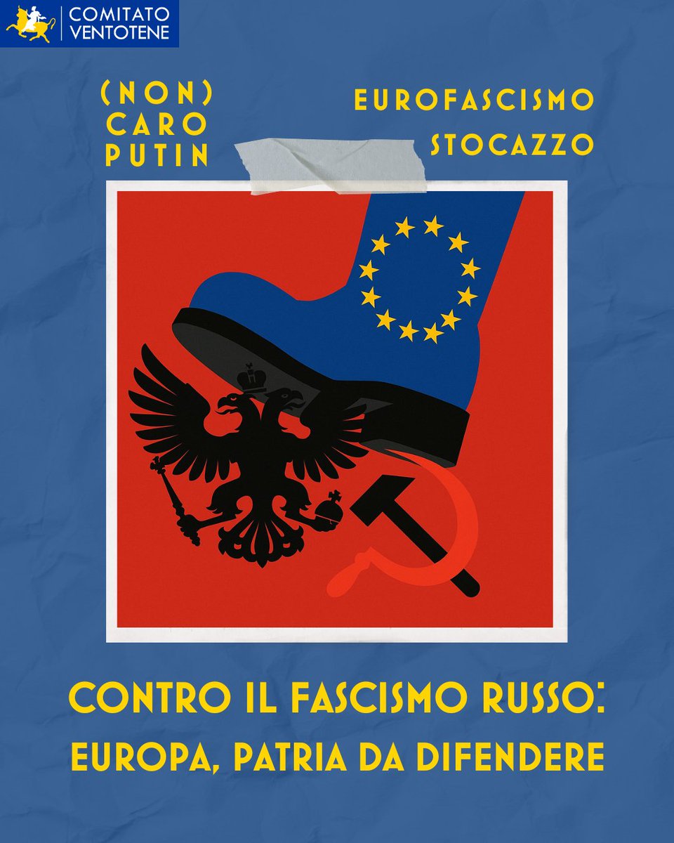 Il Cremlino ci chiama "eurofascisti".
Noi, che difendiamo libertà e diritti.
Loro, che incarcerano, avvelenano, bombardano, riscrivono la storia.
Se essere europeisti vuol dire essere colpevoli per Mosca, allora siamo fieramente colpevoli.
