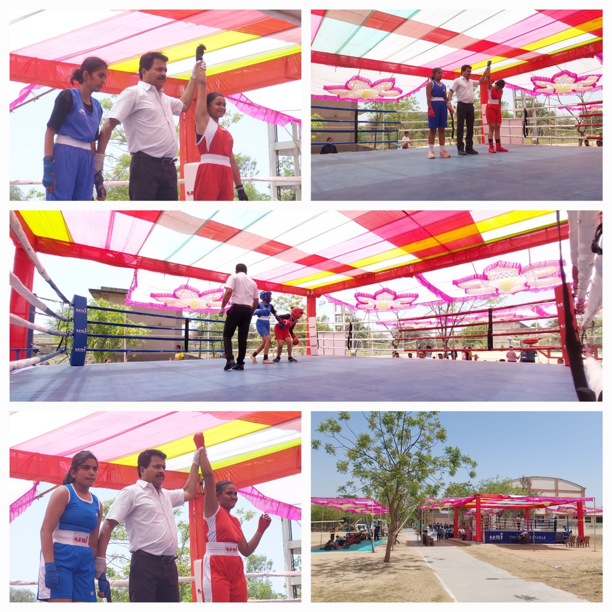 jnvmehsana's tweet photo. Excitement Unleashed!
The Cluster Level Regional Boxing Trials kick off at PM SHRI JNV Mehsana!
Young pugilists from across the region are ready to showcase grit, power &amp; sportsmanship.
Let the bouts begin!
#BoxingTrials #JNVM #KheloIndia #NavodayaSports #PMShriSchools #BOUT https://t.co/QrU0CPIAE3