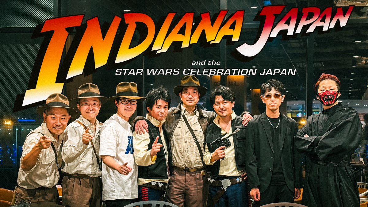 indy_ikkimi's tweet photo. Star Wars Celebration Japan 2025 
and the INDIANA JAPAN fan meetup

May fortune and glory be with you all  and with the Force!!!!!!!!
#SWCJ #StarWarsCelebration https://t.co/xz1UOsb46X