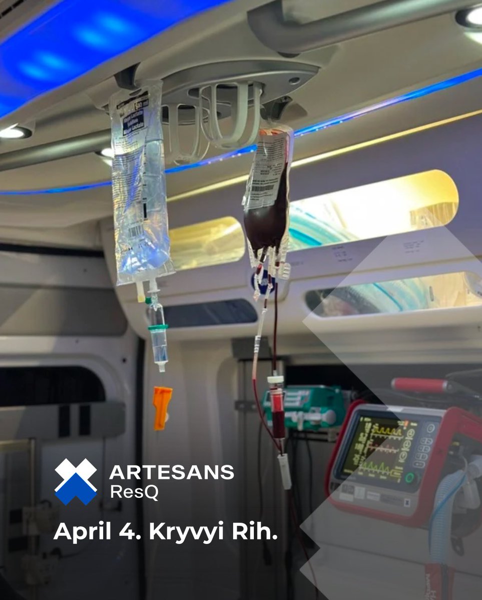 April 4. Kryvyi Rih.
Among the wreckage — a four-year-old child.
He was on the verge. On a ventilator. His heart kept going thanks to medication.

Thanks to doctors — the fight went on.
Every second mattered.

Now he’s safe. Alive.
We move on. Because life comes first.