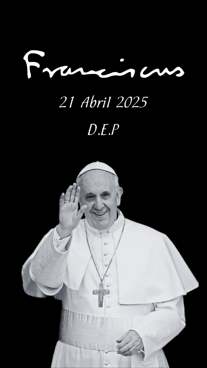 🙏 Rezamos por el eterno descanso del papa Francisco.

Esta mañana fallecía a las 07:35 horas, con 88 años de edad.
