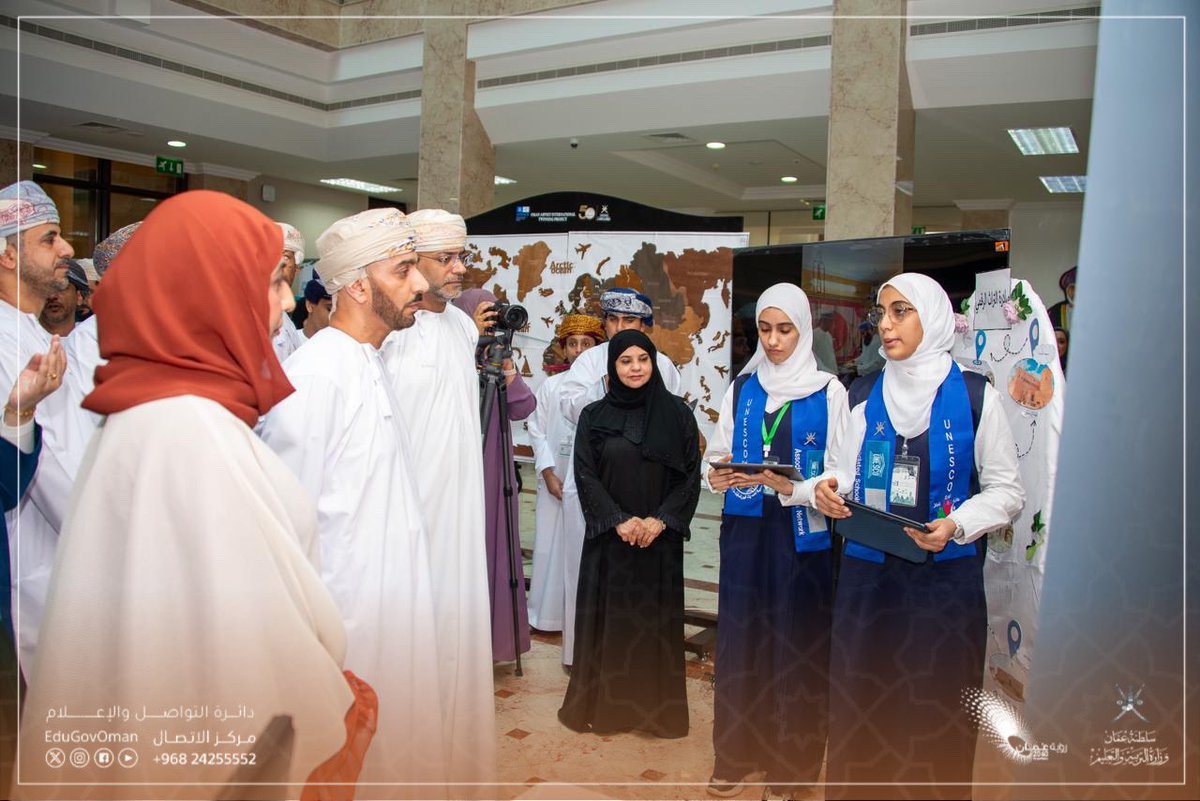 EduGovDhr7245's tweet photo. مشاركة  فريق ( جماعة اليونسكو ) بمدرسة فاطمة بنت قيس في فعالية التراث العالمي التي نظمتها وزارة السياحة والتراث .
#تعلم_مستدام https://t.co/dDjkHe7lhv