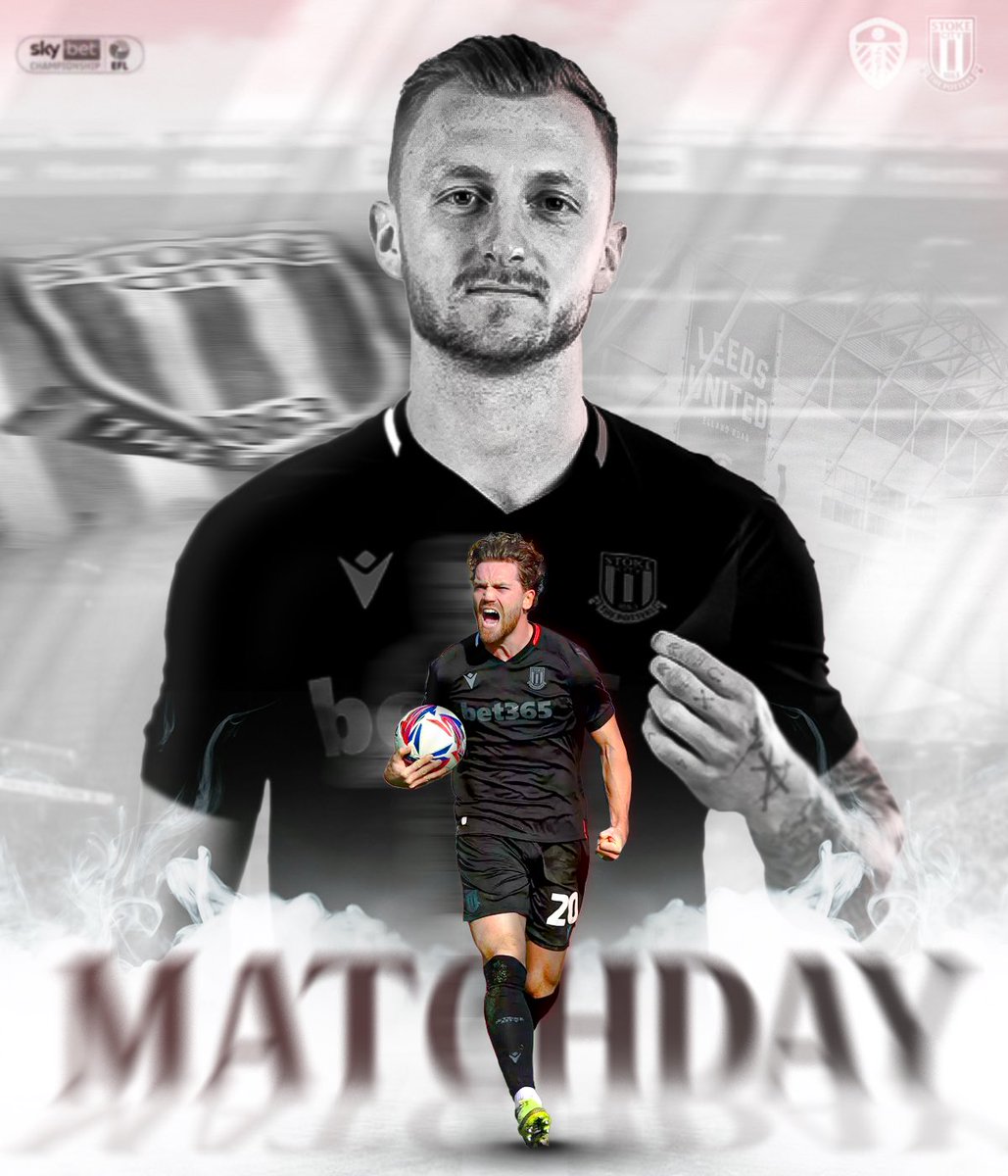 ThePottersView's tweet image. MATCHDAY 🆚 Leeds United (A)

🕒 KICKOFF - 15:00
🏆 EFL Championship GW44
🏟️ Elland Road  
📺 Sky Sports Football

#SCFC | #Potterspundits