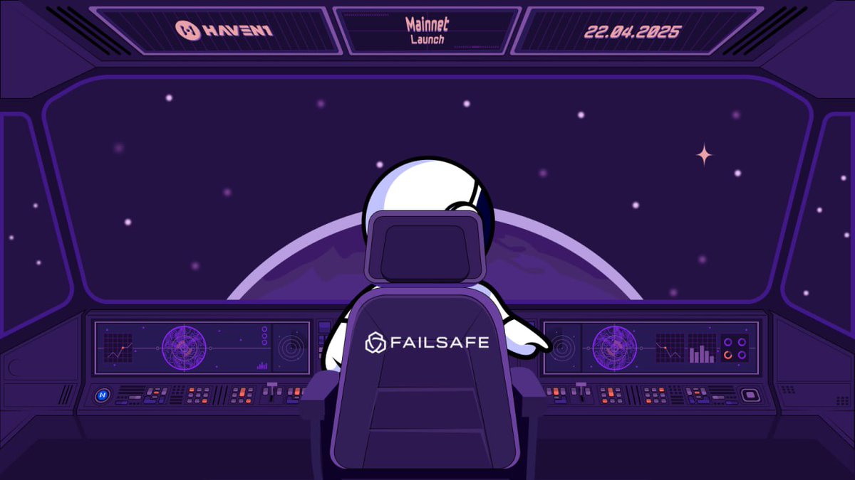 Assembled and ready for liftoff. Haven1 Mainnet incoming 🛸— secured by <a href="/getfailsafe/">FailSafe</a>.

#Web3Security #MainnetLaunch <a href="/Haven1official/">Haven1 🧑‍🚀</a>