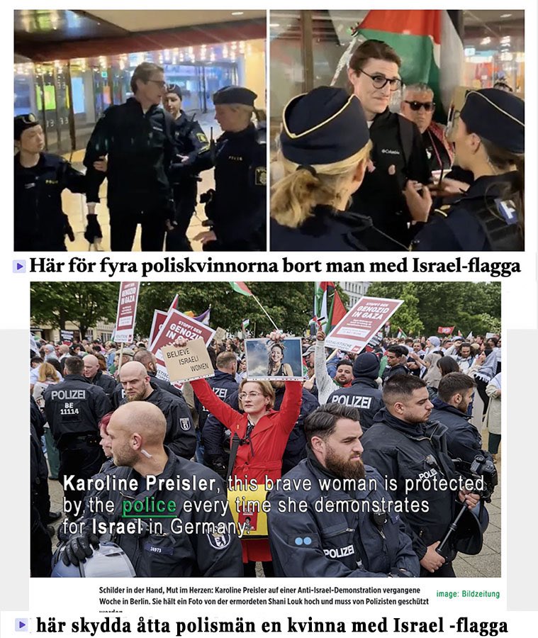 <a href="/alicemedce/">Alice Teodorescu Måwe</a> Mycket bra tack 👌🙏 blev så upprörd 😭 tänker skillnaden mellan tyska (som skyddar <a href="/PreislerKa/">Karoline Preisler</a> )och svenska polisen 🤐👮