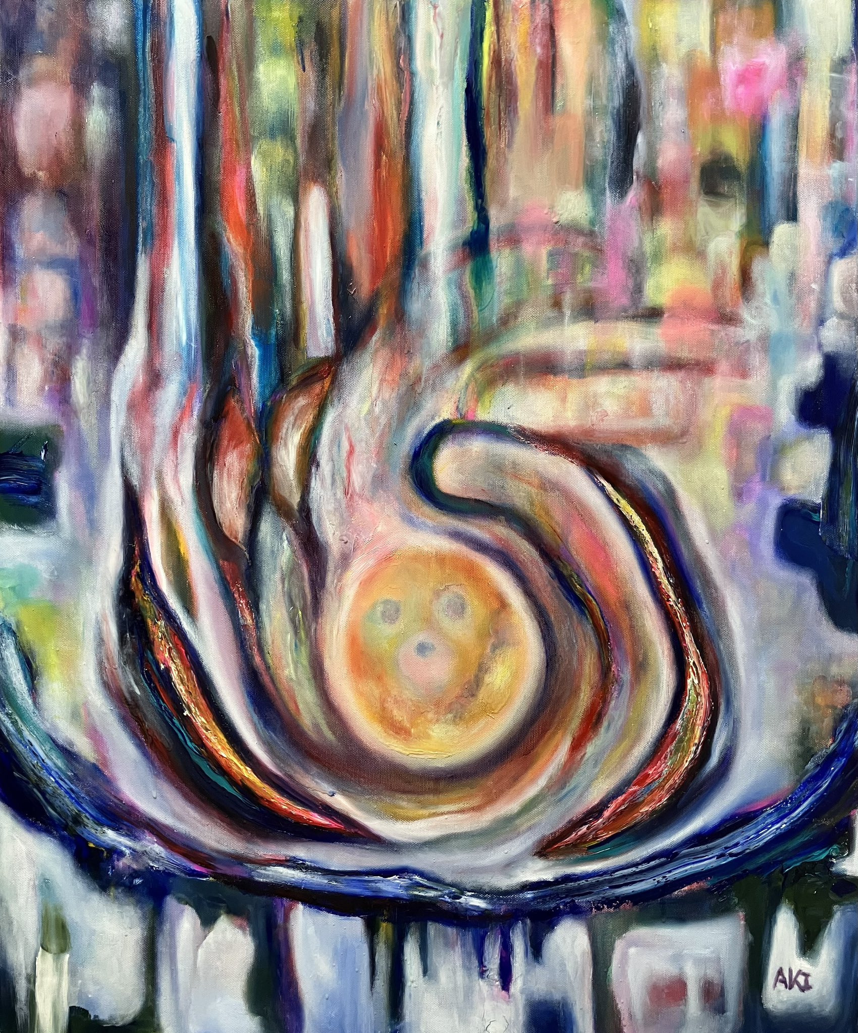 画家のAkiさんの原画
