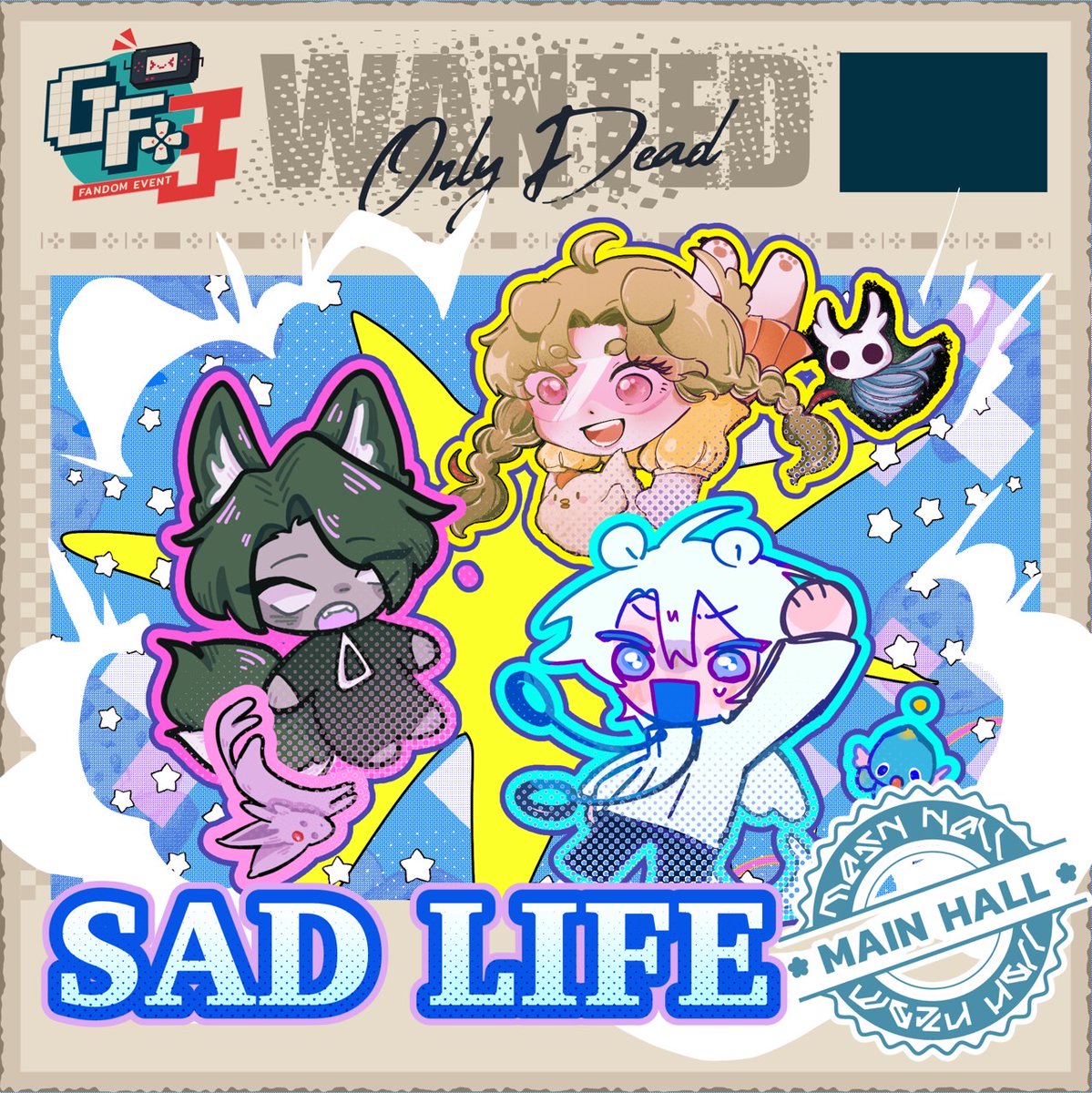 hirorosh1_'s tweet image. มาแปะคัตเอาท์บูธงาน game fes #GF_P3 ค่ะ!🌟✨️
ออกบูธกับแก๊งเพื่อน @Run_Selon
@_simphonify 🥳

มีทั้งด้อมโปรเซกะ, poppy playtime, cuphead, stardew, hollow knight, blue archive และ pokemon!

เจอกันที่ Game Festival+ 3 
Fashion Island Hall ชั้น3
วันเสาร์ที่ 12 กรกฎาคม 2568 ค่ะ!🐸🌟