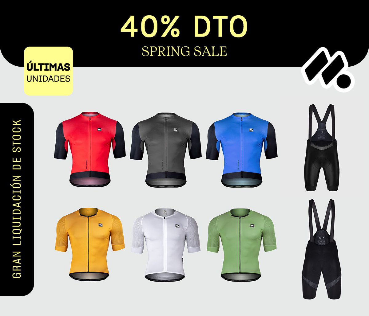 📣 ¡Liquidamos stock con un 40% de descuento! Aprovecha nuestras rebajas de primavera y comienza la nueva temporada estrenando equipación a precios increíbles 🔥🔥🔥
👉 mobelsport.com/etiqueta/descu…