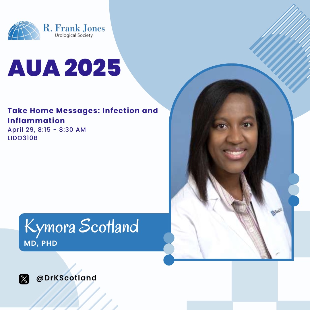 Check out R Frank Jones Members presenting at #AUA2025! We'll be highlighting upcoming presentations all week in the runup to the AUA meeting