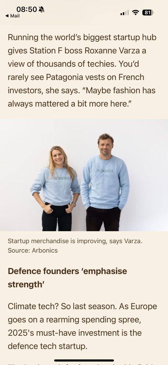 As one investor wrote “How much did you pay to get to Sifted Fashion story?” :)