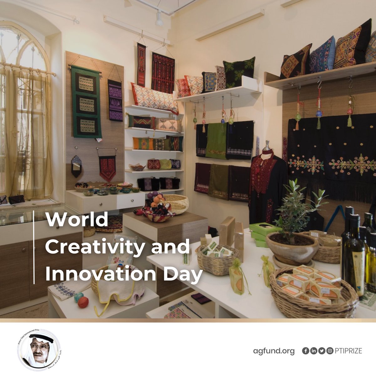 On #WorldCreativityAndInnovationDay, we celebrate the brilliant minds that make a difference at the #Prince_Talal_International_Prize for Human Development.
 We support innovative ideas that turn challenges into opportunities and contribute to building a more just and sustainable