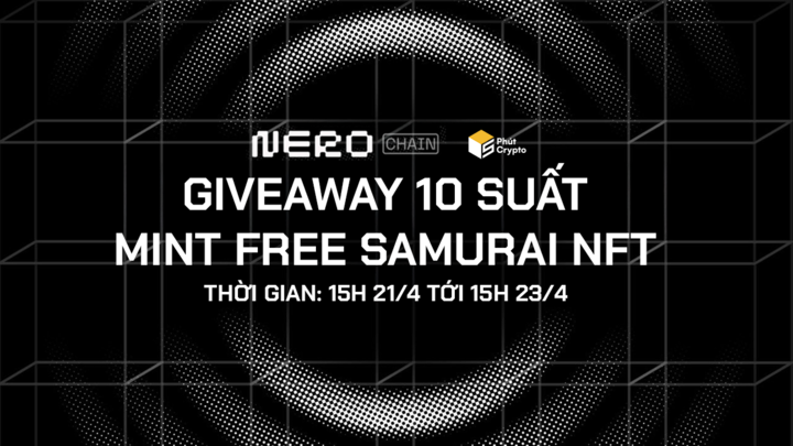 Giveaway 10 suất Free mint NFT từ Nero Chain <a href="/Nerochain_io/">NERO Chain</a> 

NERO Chain là một blockchain công khai (public blockchain) Layer 1, được thiết kế để giải quyết bài toán "Blockchain Trilemma" (cân bằng giữa tốc độ, bảo mật và phi tập trung)

🔷Thông tin về bộ sưu