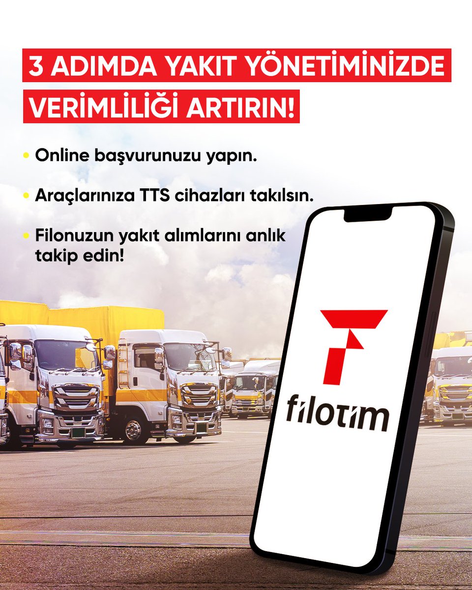 Yakıt yönetimini Shell Taşıt Tanıma Sistemi ile dijitalleştirin, maliyetleri azaltıp filonuzun verimliliğini zirveye çıkarın. Tasarruf sizinle, kontrol elinizde! #Filotim
