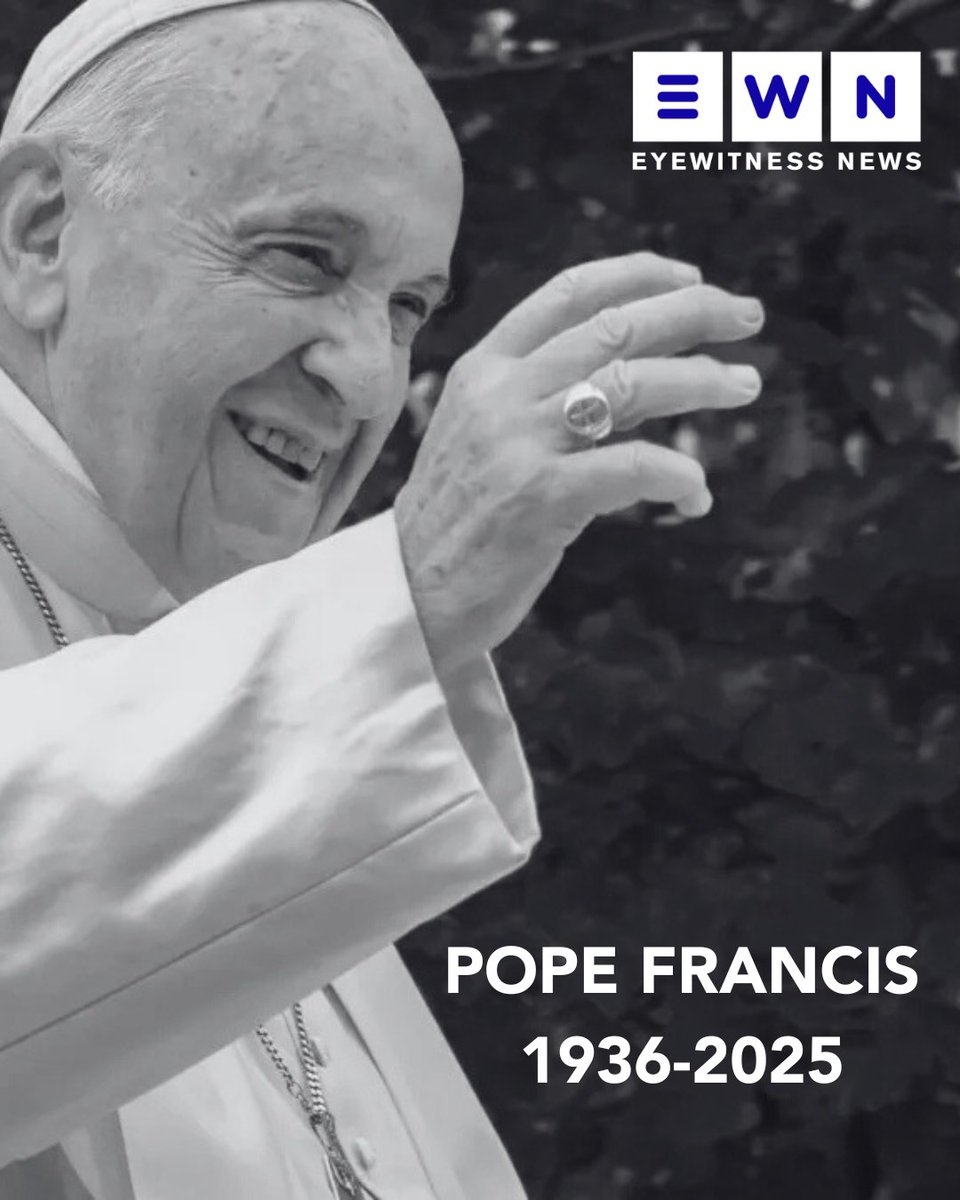 #PopeFrancis died on Monday, aged 88, a day after making a much hoped-for appearance at Saint Peter's Square on Easter Sunday, the Vatican said in a statement.