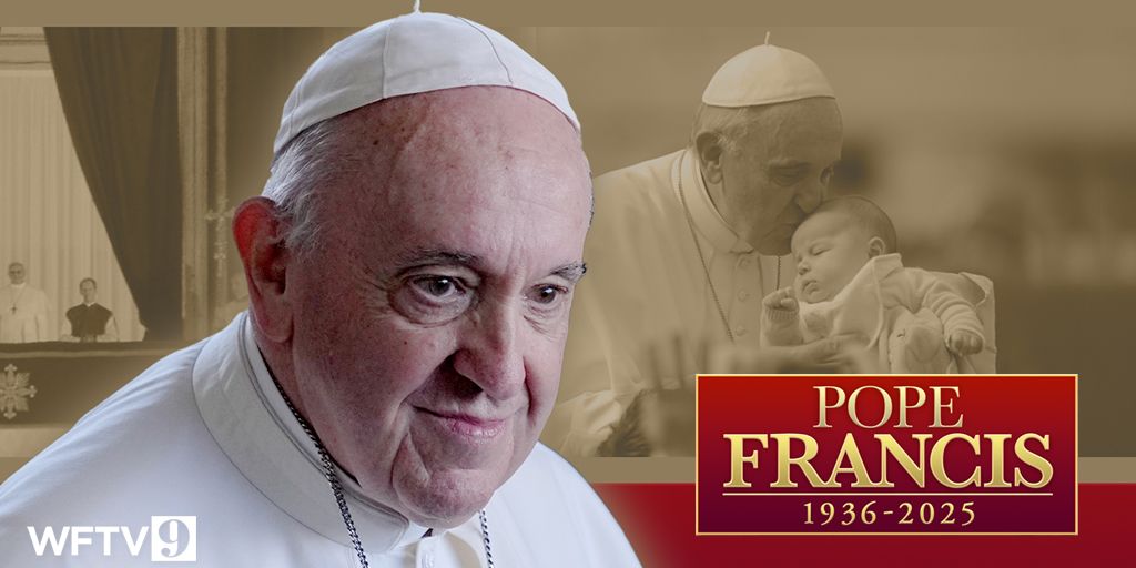#BREAKING: Pope Francis dies at age 88, the Vatican announces. READ >>> at.wftv.com/3YIItAv