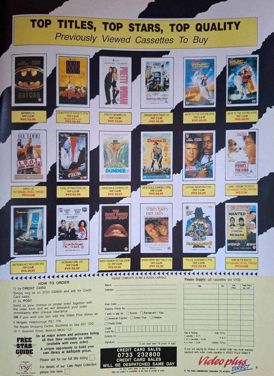 80sVideoShop's tweet photo. We're putting our order in this week.... anyone want anything?! 😉
#vhs #video #videotapes #videocollection #videoshop #80svideoshop https://t.co/yOIACyIKAv