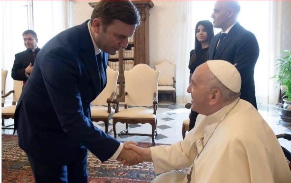 I had the honor of receiving Pope Francis in Skopje and meeting him several times in the Vatican. A humble soul and a voice of compassion who leaves behind a powerful legacy. Rest in peace.