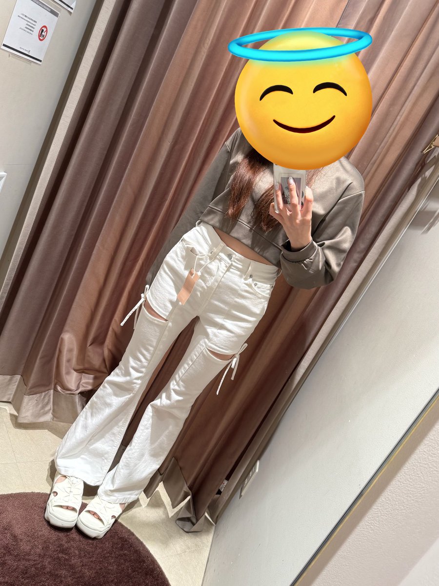 ミサモになれると話題のmoussyのパンツで大事故かました骨格ハンプティダンプティの私ですがリゼクシーのパンツは大優勝でした🥳🫶💓
