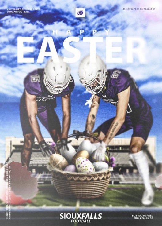 Thank you coach <a href="/CoachJ_USF/">Alex Johnson</a> for the Easter graphic and happy holidays to everyone!