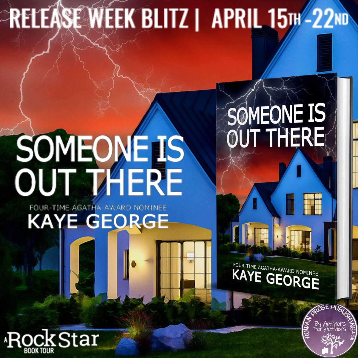 saradtrimble's tweet photo. Someone Is Out There Release Week Blitz Grab SOMEONE IS OUT THERE by #KayeGeorge & @RowanProse and win a $10 Amazon GC!
@RockstarBkTours #SomeoneIsOutThere #rowanprosepublishing #giveaway #suspense
https://t.co/kuKa9vjWFk https://t.co/1gK7daDA4G