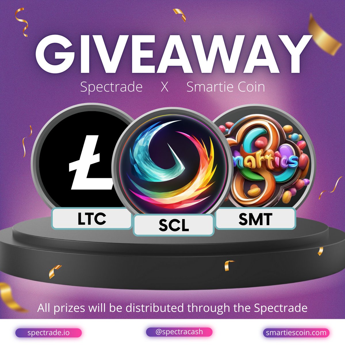 Spectra Cash (@spectracash) on Twitter photo Got friends?! Turn them into rewards! 💸
Join the Spectra x Smarties <a href="/SmartiesCoin/">SmartiesCoin - BackUp</a> Invite Challenge!
Top inviter wins:
$10 LTC
1,200 SCL
18,000 SMT
Create your invite link and start inviting!
Prizes will be sent via Spectrade wallet!🛡️
discord.gg/CTnTGAdQzW
#CryptoNews Got friends?! Turn them into rewards! 💸
Join the Spectra x Smarties <a href="/SmartiesCoin/">SmartiesCoin - BackUp</a> Invite Challenge!
Top inviter wins:
$10 LTC
1,200 SCL
18,000 SMT
Create your invite link and start inviting!
Prizes will be sent via Spectrade wallet!🛡️
discord.gg/CTnTGAdQzW
#CryptoNews