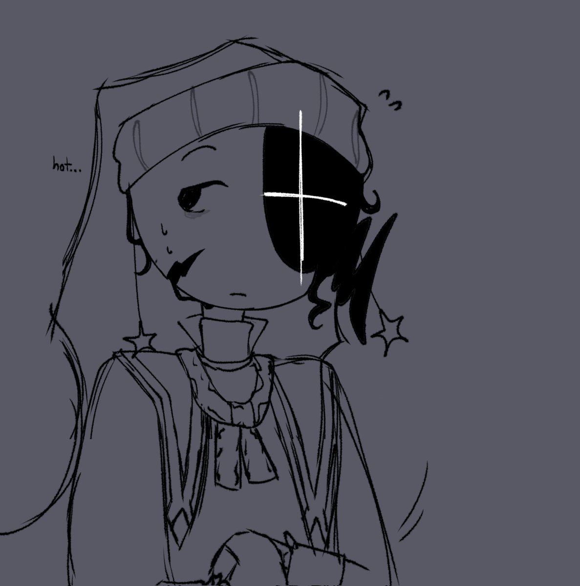 paranoistro's tweet image. ( ` that eye reminds me of... huh... ` )

...Apologies. I didn't mean to make you upset if I did.

Paranoistro.