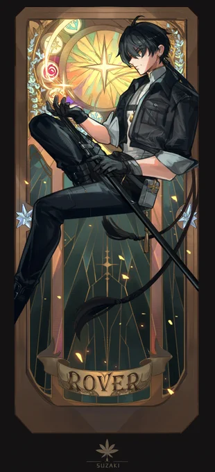 Kuro card-32- Rover (1/2)#WutheringWaves #WuWaFanart #Rover 