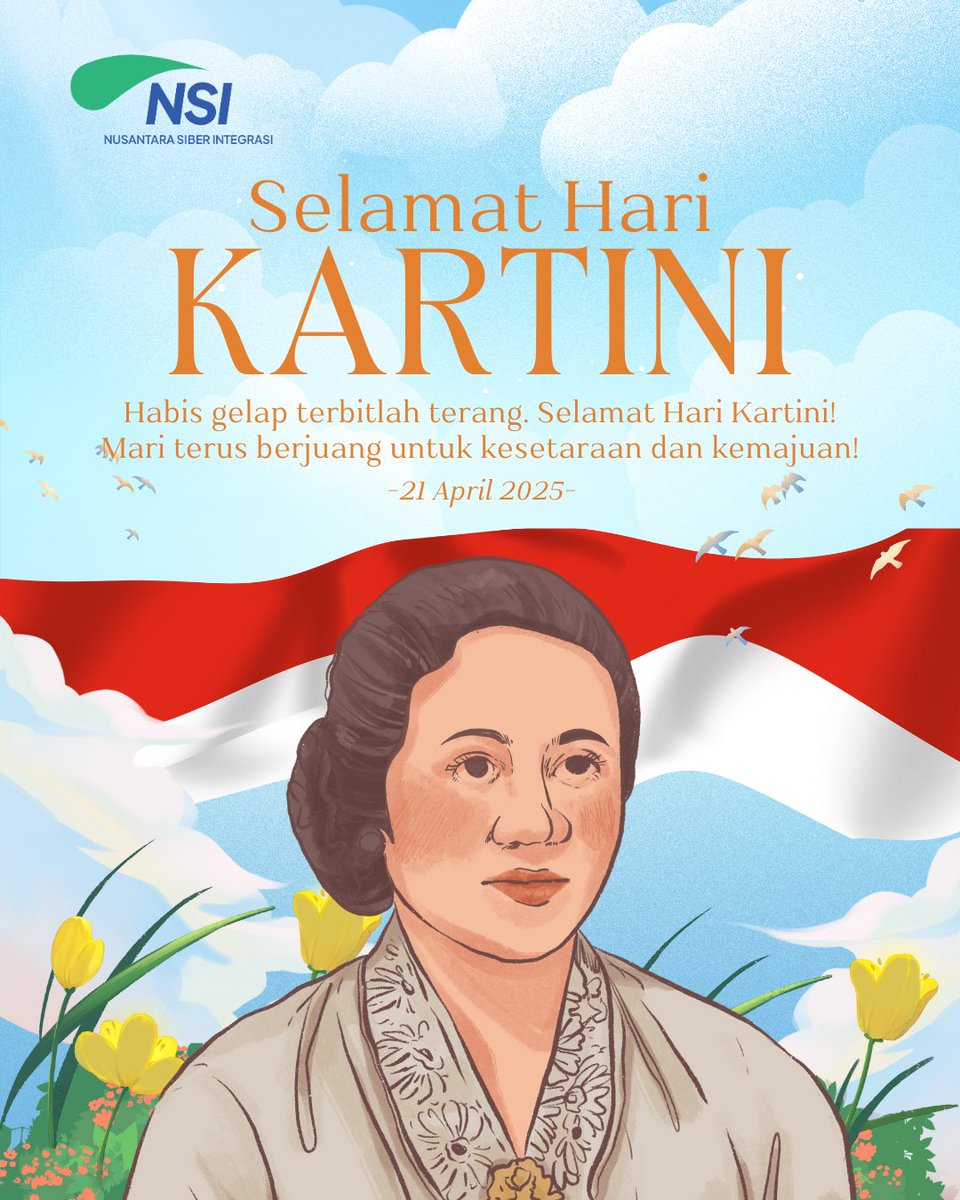 nsicompany's tweet image. &quot;Habis gelap, terbitlah terang.&quot;
— R.A. Kartini

Dari kami PT Nusantara Siber Integrasi,
Selamat Hari Kartini untuk seluruh perempuan hebat Indonesia.
Terima kasih telah menjadi cahaya perubahan di setiap bidang kehidupan.

#ThriveWithNSI #BeyondProtection #LeadingTheWay