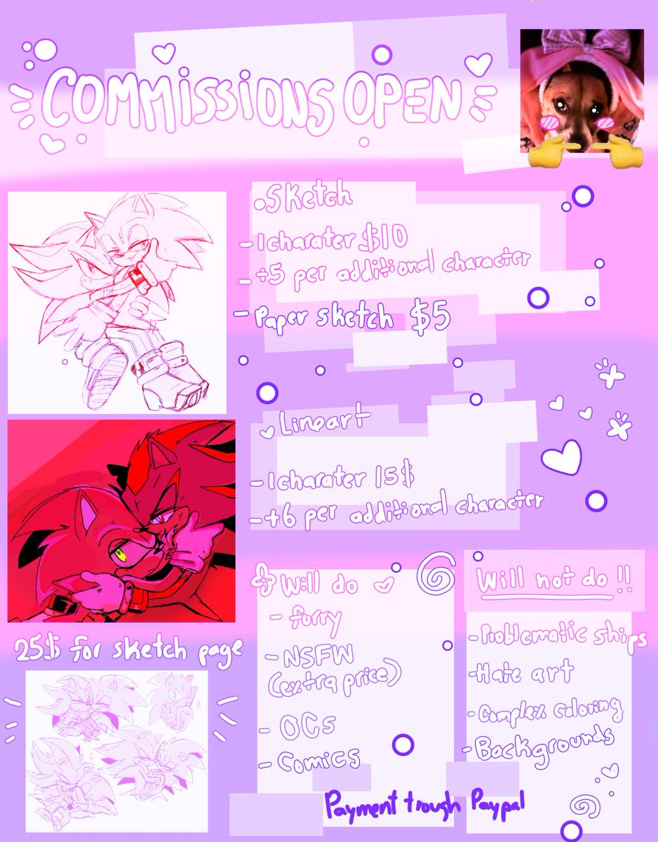 Vurrase's tweet image. ♥️🌸Commission info🌸💖