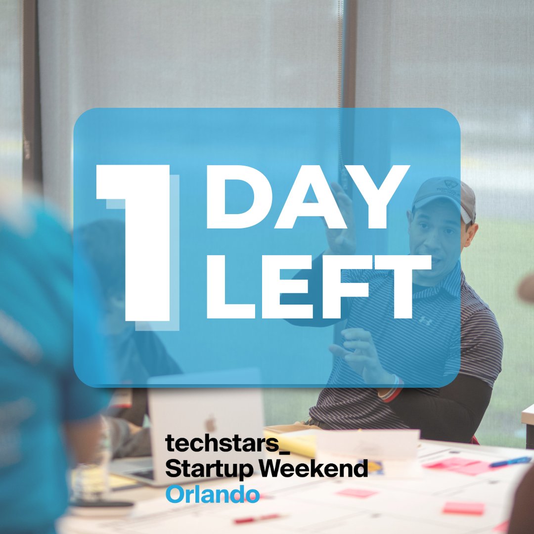 🎉 IT’S TOMORROW!!
Startup Weekend Orlando starts in less than 24 hours. This is your moment. Your team. Your pitch. Your launch.
👀 We’ve got mentors, judges, and sponsors ready to meet YOU.
🎟️ There’s still time to grab your ticket. Don’t miss it → events.humanitix.com/startup-weeken…