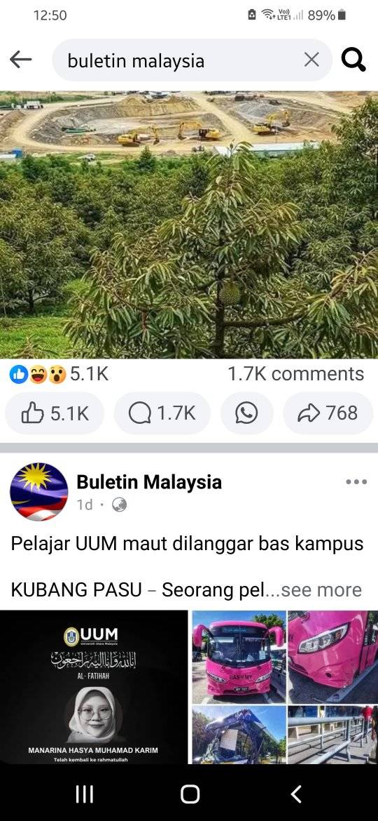 RajaMohdShahrim's tweet photo. Posting asal dah didelete setelah lebih 10k like dan share, tapi copypaste oleh page lain dan dishare semula.. akhirnya fitnah akan dianggap benar dan kebencian terhadap kerajaan semakin membuak buak..
Penyebar fitnah tersengih macam kerang busuk lepas delete posting https://t.co/PryM2aS3gB