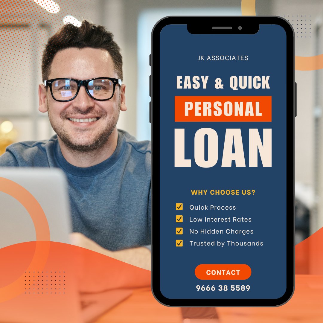JKassociate5589's tweet photo. One Stop Destination for your Financial Growth. Contact. 096663 85589 #Loans #msmeloan #mudraloan #housingloan #Laploan #SmallBusinessFunding #businessloans #carloans #loan #personalloan https://t.co/t3Ocv0xqPH