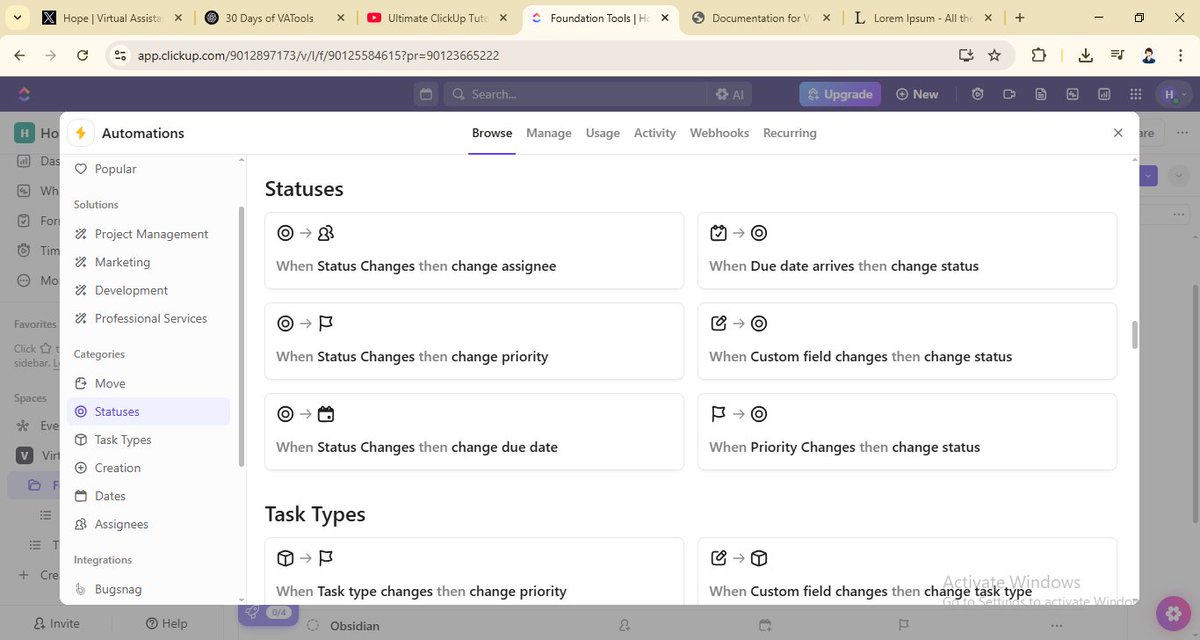 vakingassist's tweet photo. Day 25/30: ClickUp

Today, I explored ClickUp — a powerful project management tool that helps teams and individuals plan, track, and manage work all in one place.

- Created my account and set up my first Workspace

- Navigated the dashboard to understand the layout and features https://t.co/jpGeQYPRlD