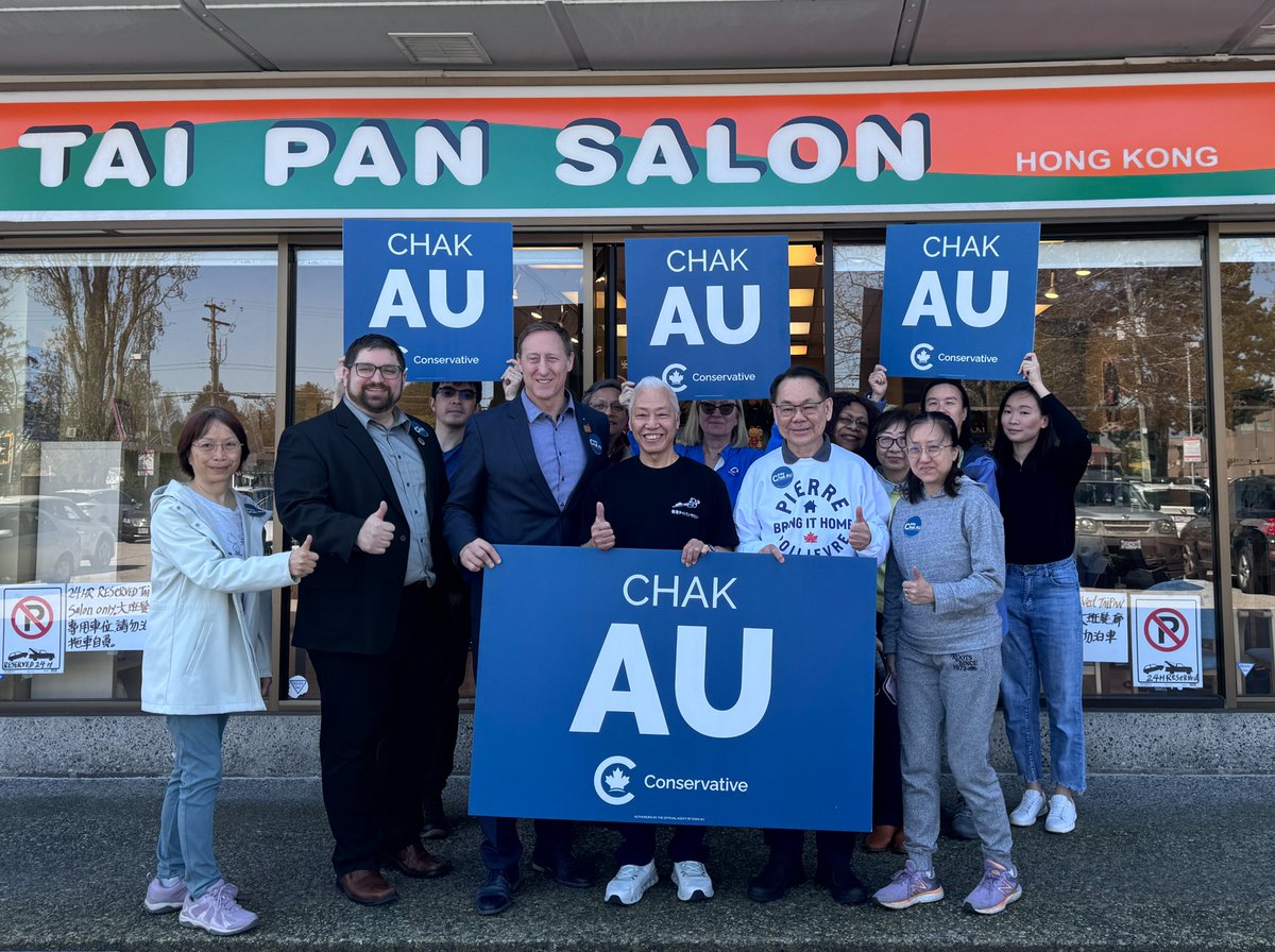 Chak Au (@chakaurichmond) on Twitter photo 🙌Big day on the campaign trail! This week, former Minister🇨🇦 <a href="/PeterMacKay/">Peter MacKay</a> stopped by our Richmond Centre - Marpole office to meet with amazing constituents! 🎉We visited Tai Pan Salon, a 30-year staple of our community that represents the spirit of local entrepreneurship, hard 🙌Big day on the campaign trail! This week, former Minister🇨🇦 <a href="/PeterMacKay/">Peter MacKay</a> stopped by our Richmond Centre - Marpole office to meet with amazing constituents! 🎉We visited Tai Pan Salon, a 30-year staple of our community that represents the spirit of local entrepreneurship, hard