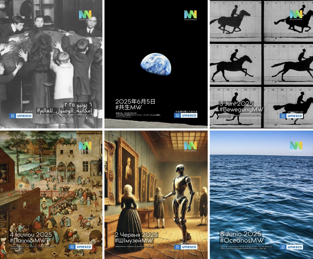The #MuseumWeek 2025 digital toolkit is now available in العربية (Arabic), English (English), Français (French), Deutsch (German), Ελληνικά (Greek), Italiano (Italian), 日本語 (Japanese), Português (Portuguese), Русский (Russian), Español (Spanish), Svenska (Swedish), Українська