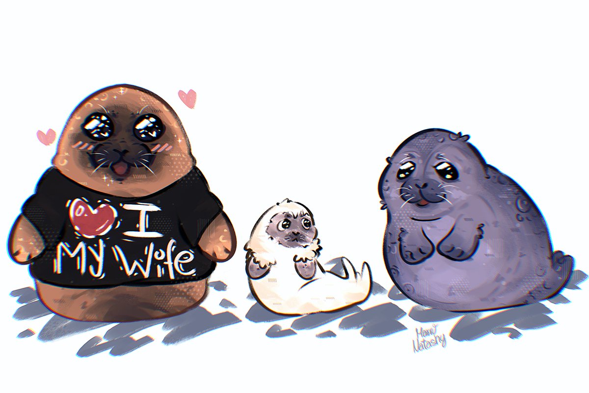 MarruNatashy's tweet image. 💕🦭🦭🦭💕
#sealtwt