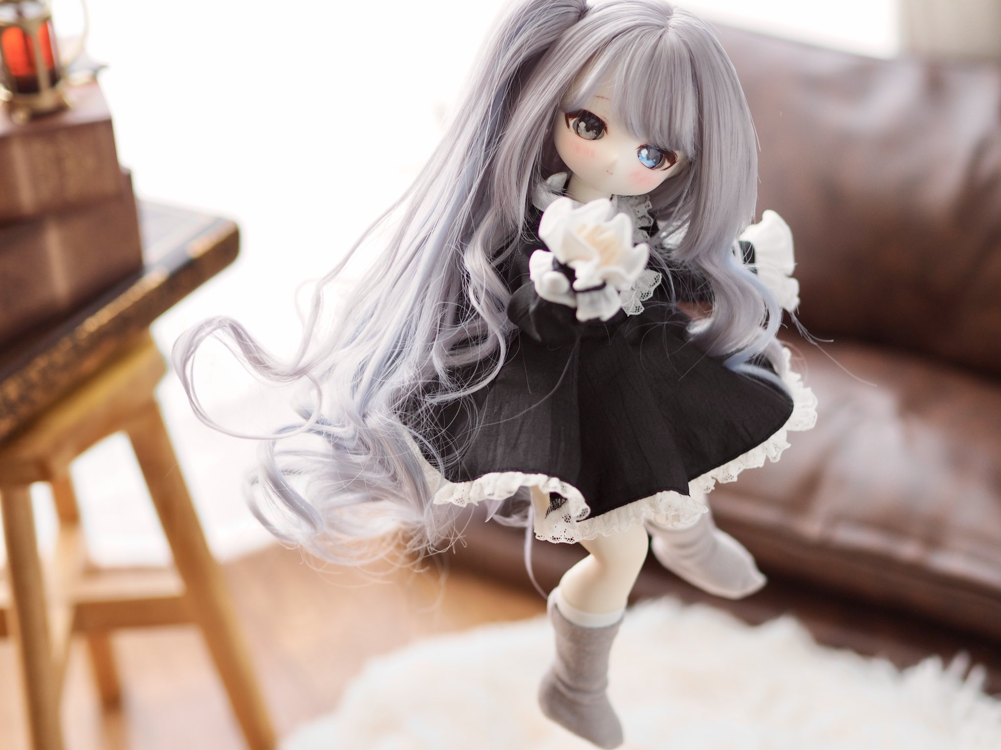 フラワーレター」MDD・SDM・1/4サイズ通用 ドール服 5点セット
