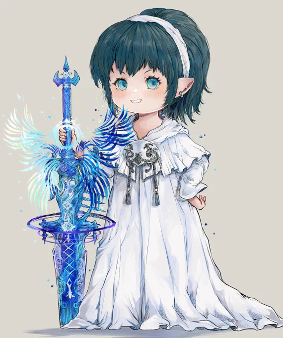 暗黒騎士なララフェルちゃん#FF14 