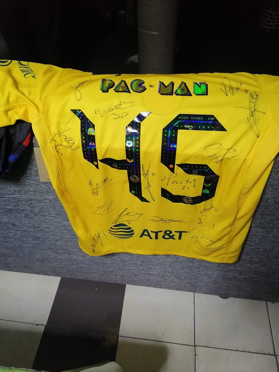 gmaxinez's tweet photo. @ClubAmerica @officialpacman Gracias por está maravilla de jersey.
Sin duda el mejor regalo para mí pequeño. https://t.co/7YQwfrO5jl