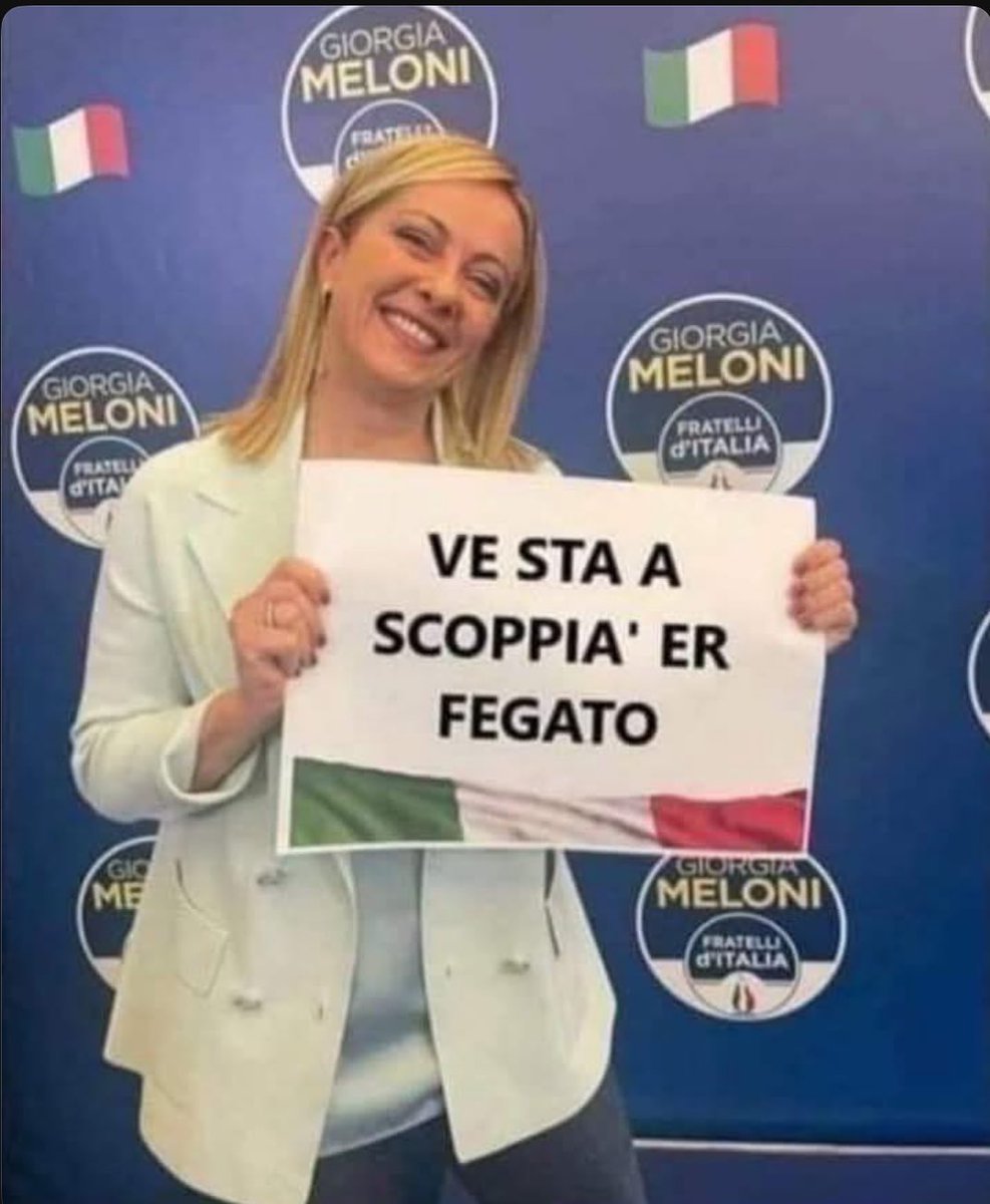 simotopona's tweet photo. #iosonogiorgia @giorgiameloni https://t.co/TYRlTe8wsc