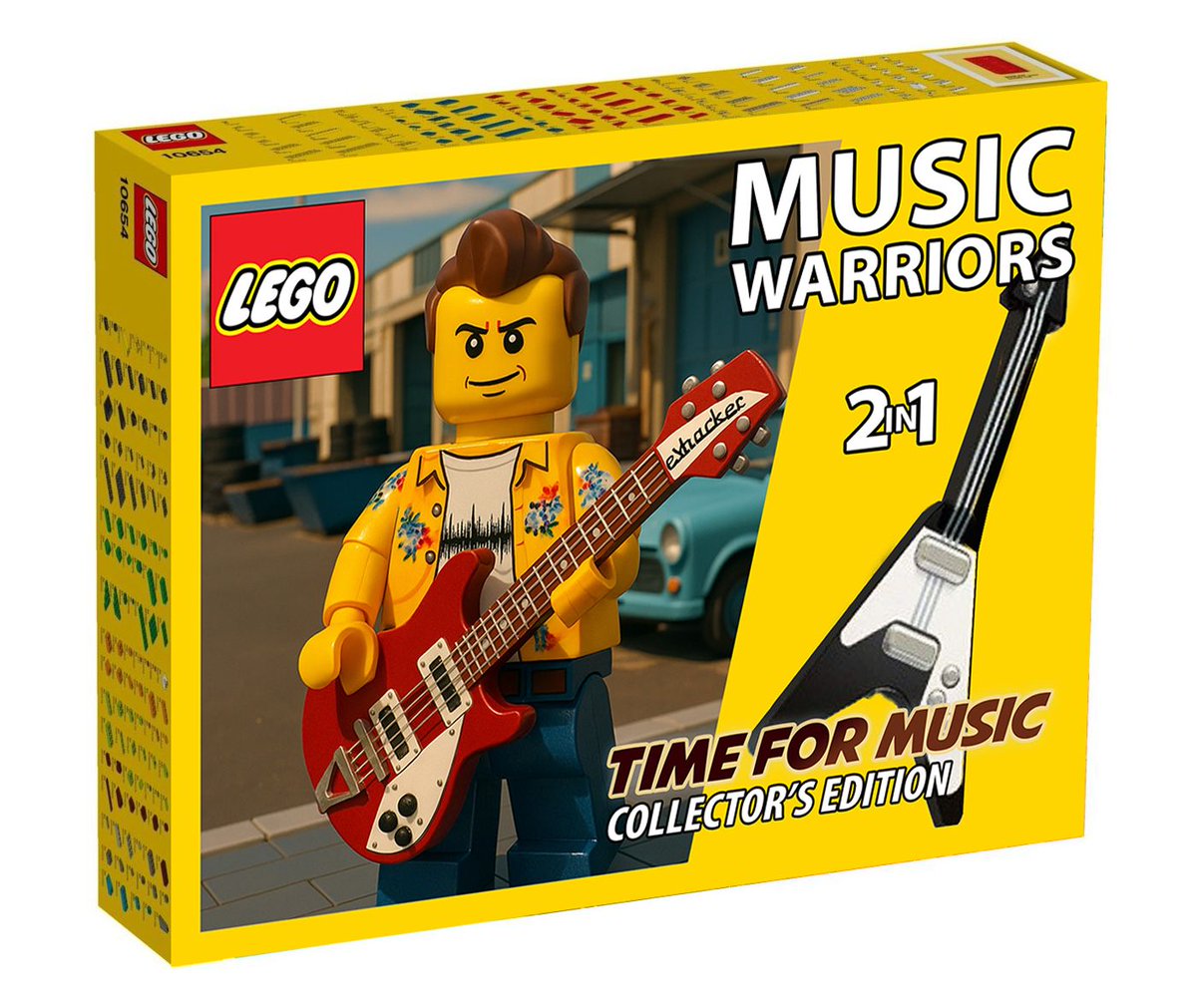 GaryZwickl's tweet photo. Time for Music Lego ‘Music Warriors’  Soundgali with Rhythm &amp; Bass guitars. Collect them all! #TimeForMusicMovie premier + concert Friday 23 May, Dante Budapest: Tickets: https://t.co/T1A8vLgral 
#IdoHurok #ShortFilm #SciFi #Lego #MusicWarriors #Soundgali #LordBass #GaryZwickl https://t.co/Lzs2F2z3Ax