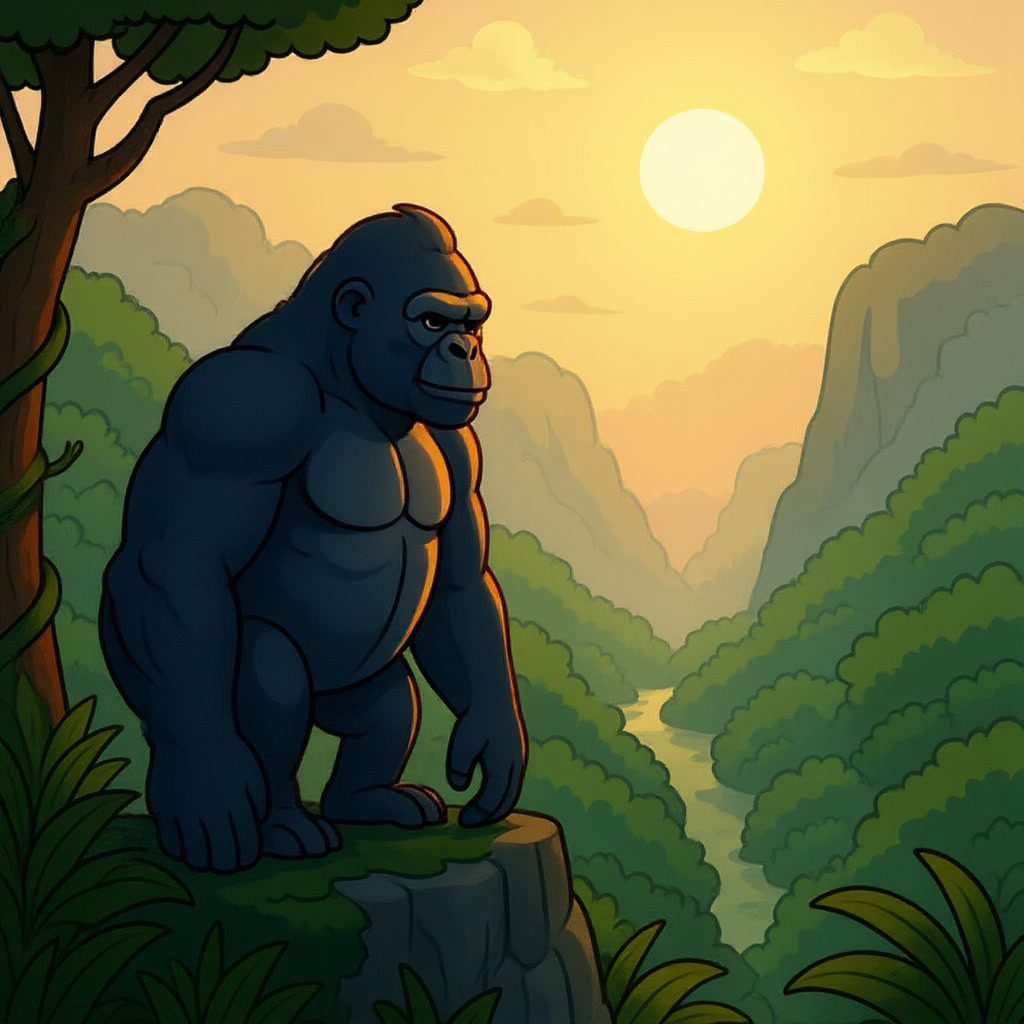 KingOfApesBase's tweet photo. The wise know that herd mentality is the jungle's joke. Be the gorilla that stands out, not the one following the crowd off a cliff. #AlphaWisdom π¦ https://t.co/HUyjkaBGxM