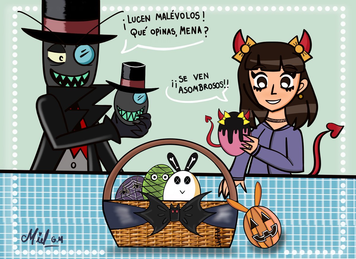 mena_d0ll's tweet photo. Yo y Black Hat disfrutando de los huevos de chocolate 🐰🍫🥚 (2023)
¡¡Espero todos hayan tenido unas aterradoras Pascuas!! 🖤❤️
#villanos #villainous #blackhat #blackhatwife #easterween #easter #yumetwt #selfshiptwt #mena_doll #menadoll https://t.co/Kj9CMQ5cC2
