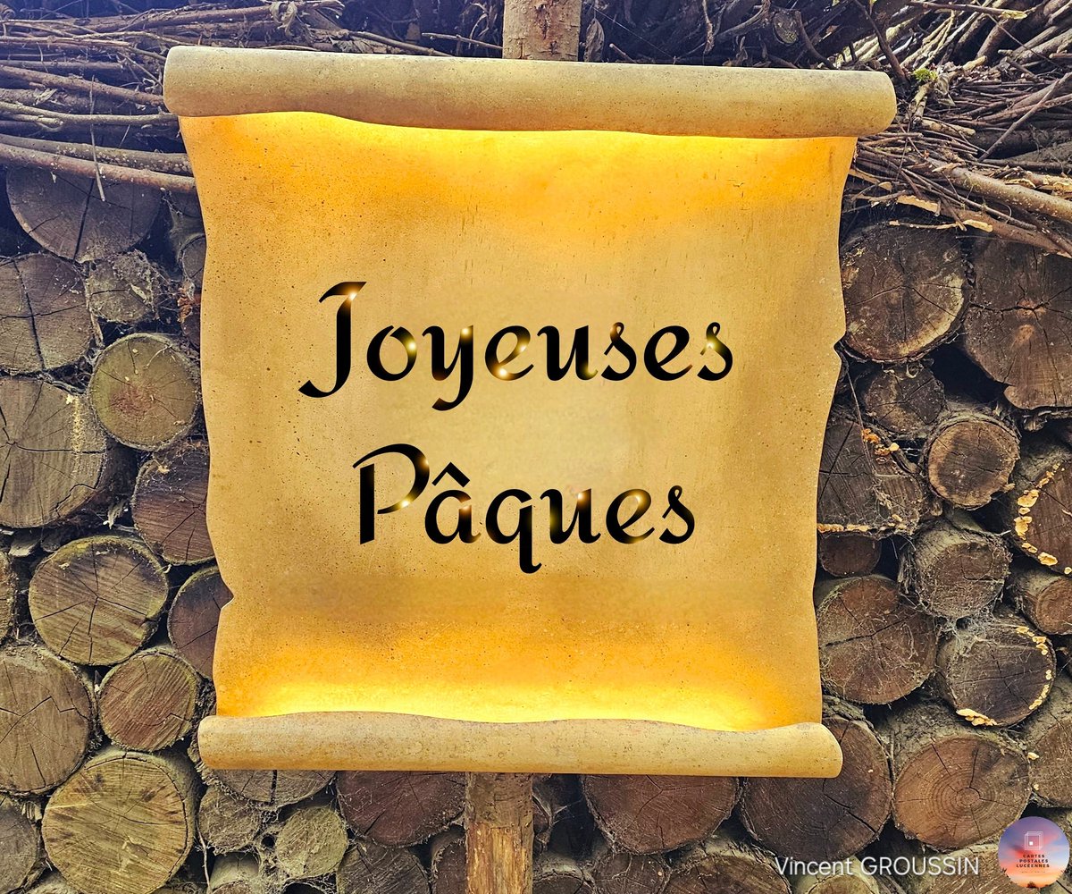 luceennes's tweet photo. Les Cartes postales Lucéennes vous souhaitent de Joyeuses Pâques 🐣 
#cartespostalesluceennes #vincentgroussin #photographe #createurdecontenu  #miseenavant #joyeusespaques #fête #image #illustration #montage #creation #artwork #creativeart #photo #photography #photographie https://t.co/rekJEF4biA