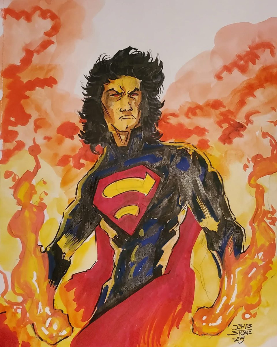 Guess I forgot to post my #Superman #sketch for #SupermanDay #AbsoluteSuperman