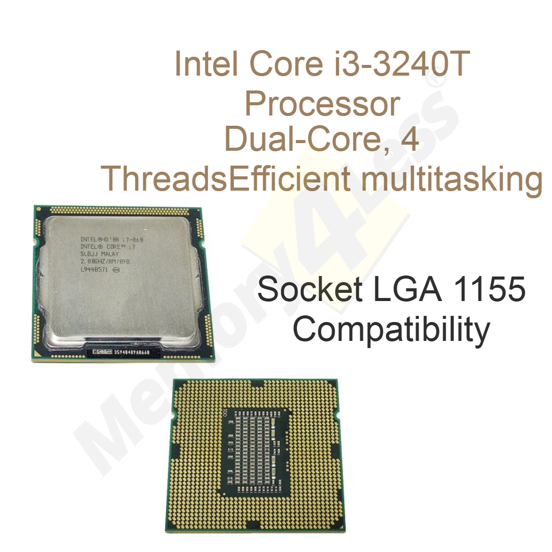 Memory4Less's tweet image. i3-3240T Intel Core i3 Dual-Core 2.90GHz LGA 1155 Processor 
Order Now: memory4less.com/intel-2-90ghz-…
YT Video: youtu.be/Jh2iYoaGrvY
#IntelCorei3 #i33240T #DualCoreProcessor #EnergyEfficient #PCUpgrade #EverydayPerformance #BudgetBuilds #TechEssentials