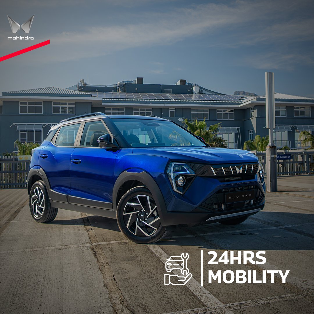 Mahindra_SA's tweet image. Heading back home after the holidays? Don’t worry about unforeseen breakdowns or locked-in keys. Mahindra’s 24/7 Roadside assist has got your back!​

Learn more: tinyurl.com/2r64v7kv

*Ts &amp;amp; Cs Apply.

#MahindraSA #AuthenticVehicles #RoadsideAssist #24HSupport
