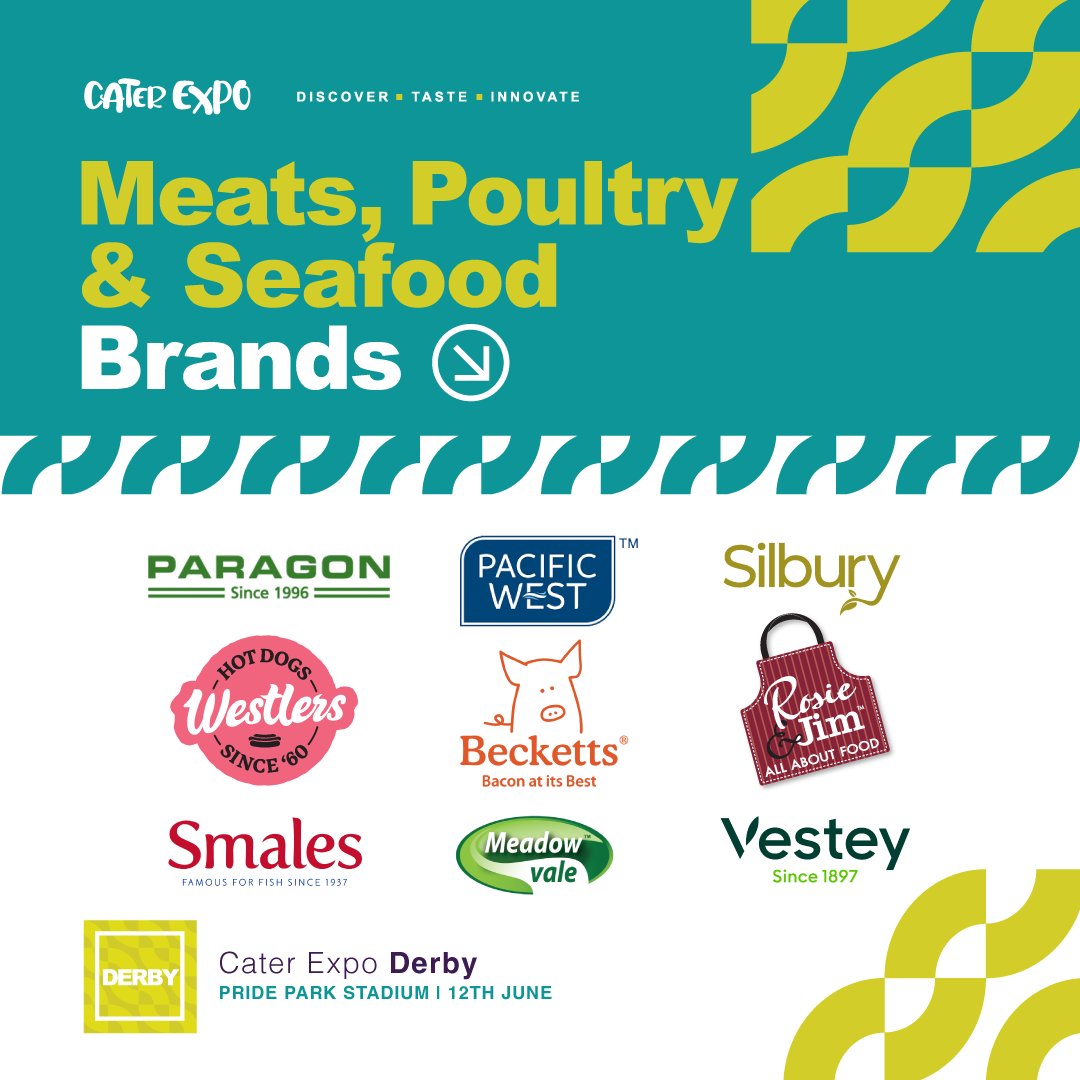 Even more of your favourite brands are coming to #CaterExpo Derby! 🥩🍗🐟

Haven’t registered yet? Secure your free spot here: bit.ly/4apjjeW